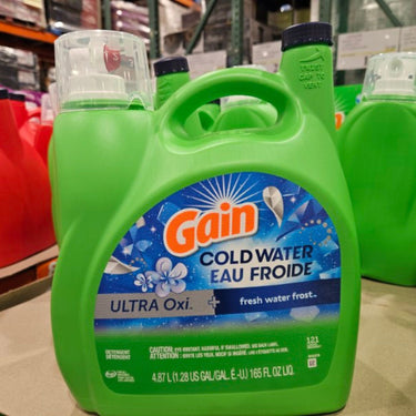 Image of Gain Coldwater Ultra Oxi Liquid Laundry Detergent 121 Wash Loads - 1 x 5 Kilos